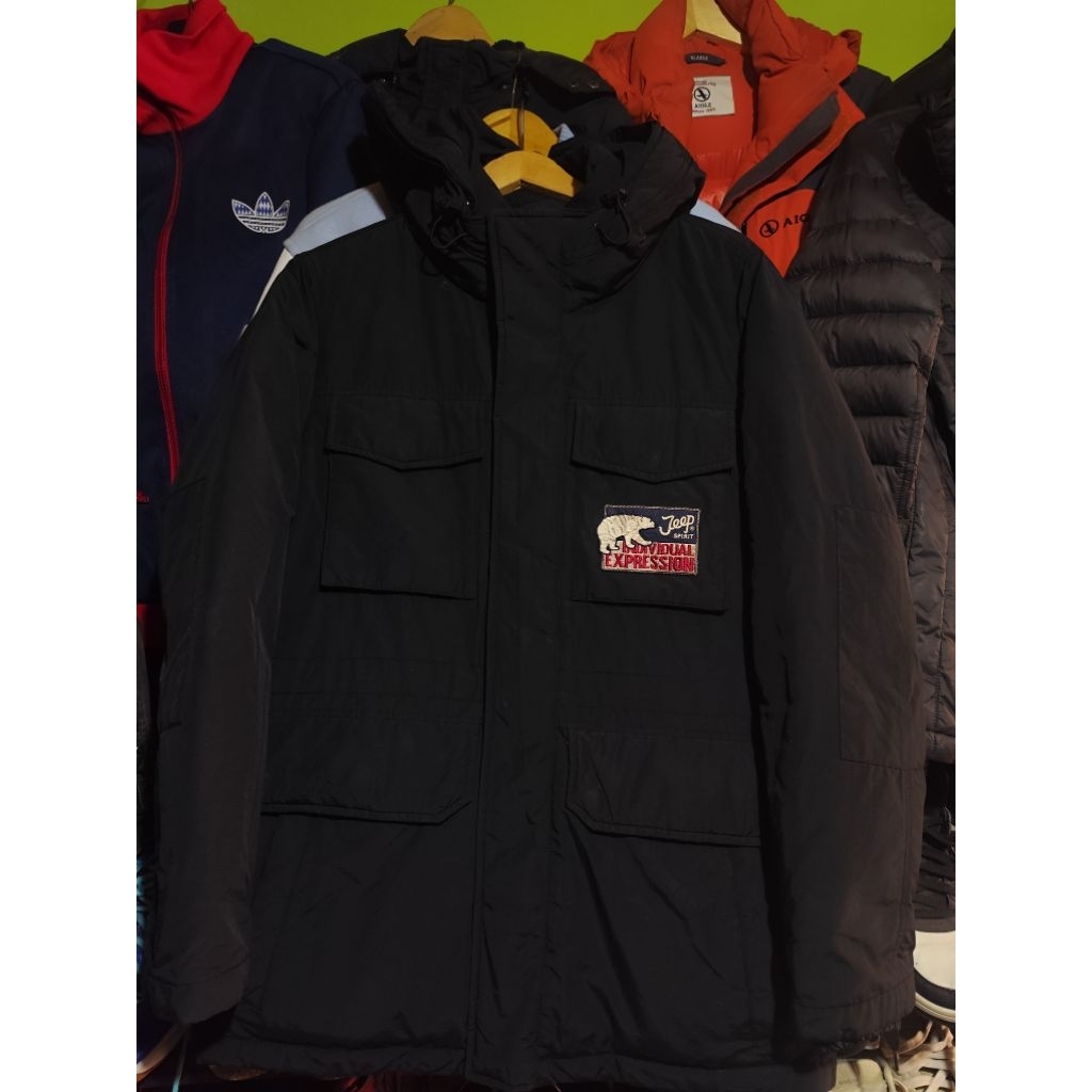 jaket gelembung parka jeep