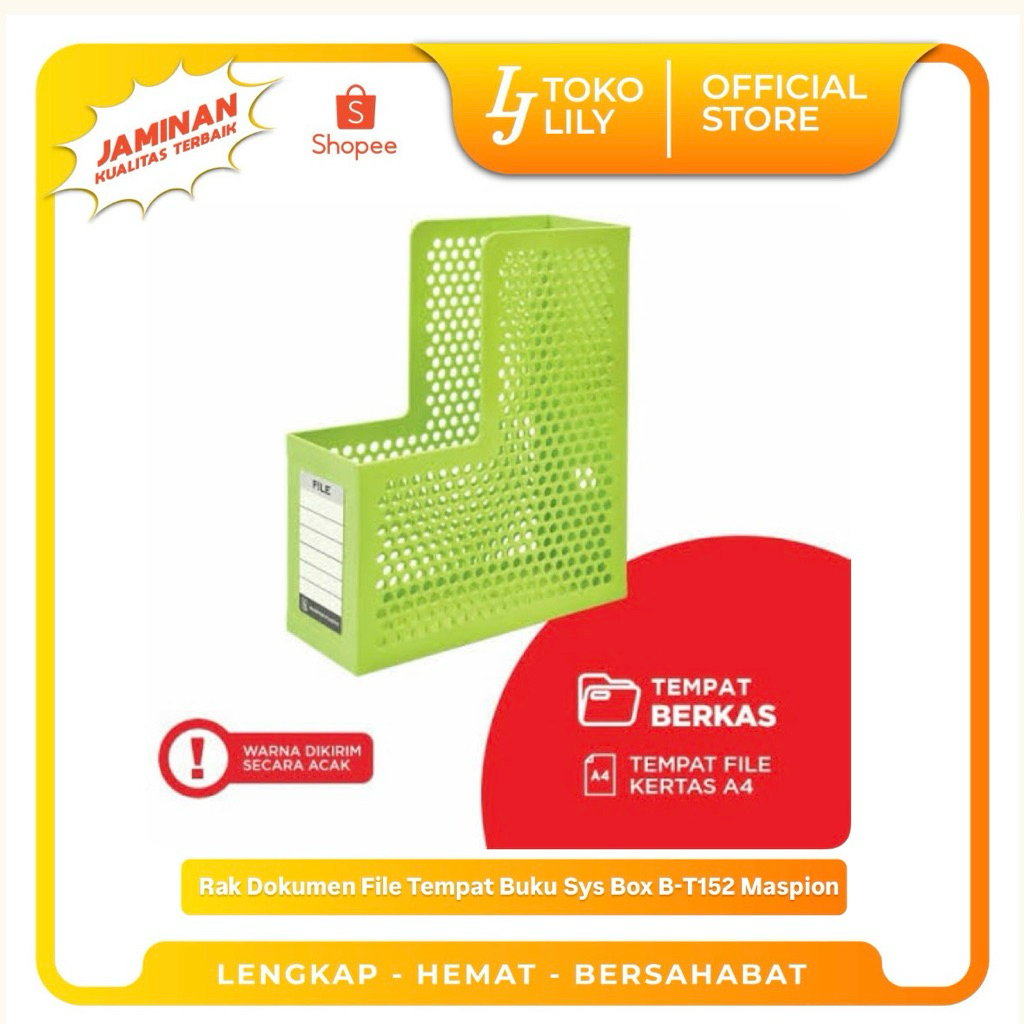 

Rak Dokumen Tempat File Sys Box B-T152 Maspion
