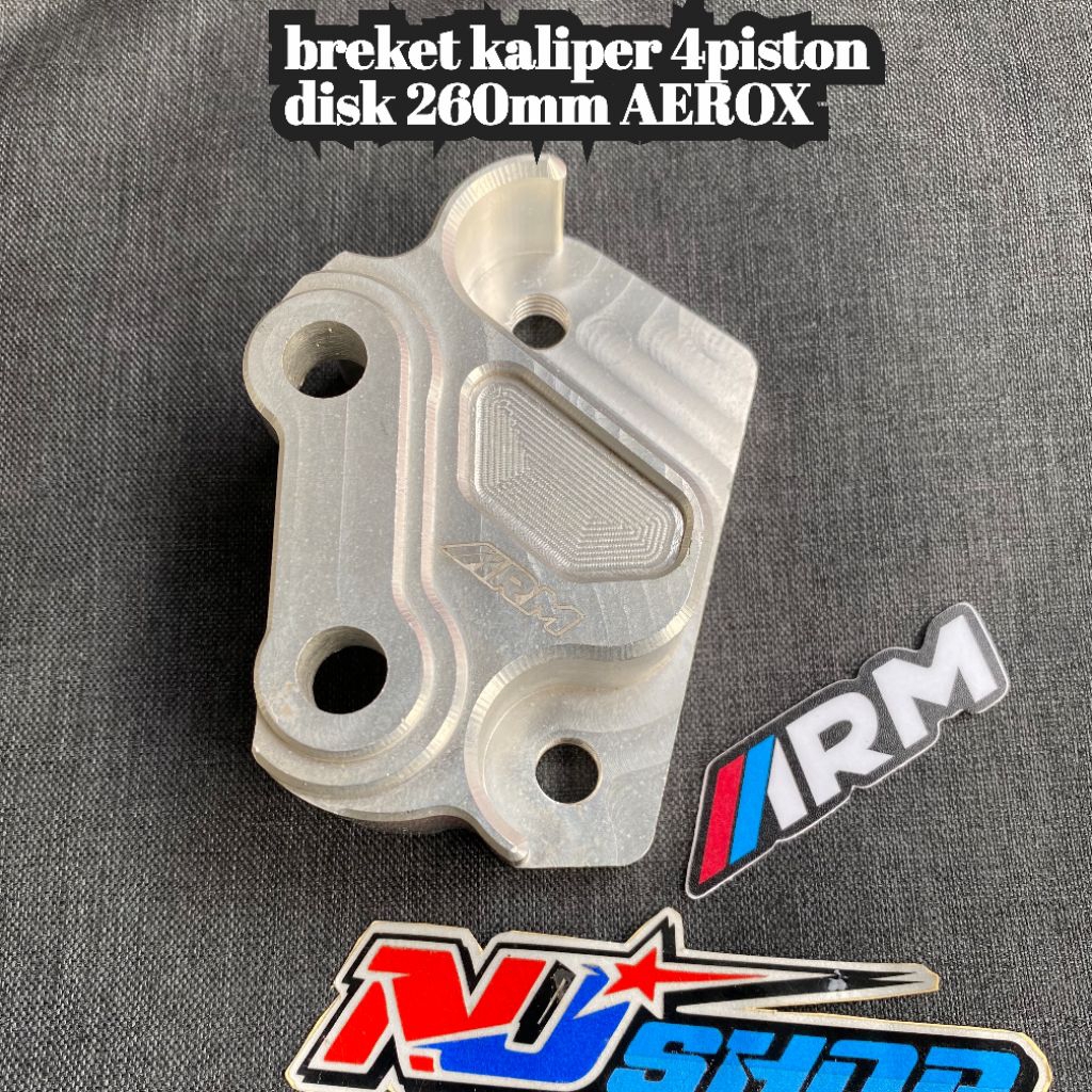 Breket kaliper brembo 4piston disk 260mm aerox breket kaliper ARM