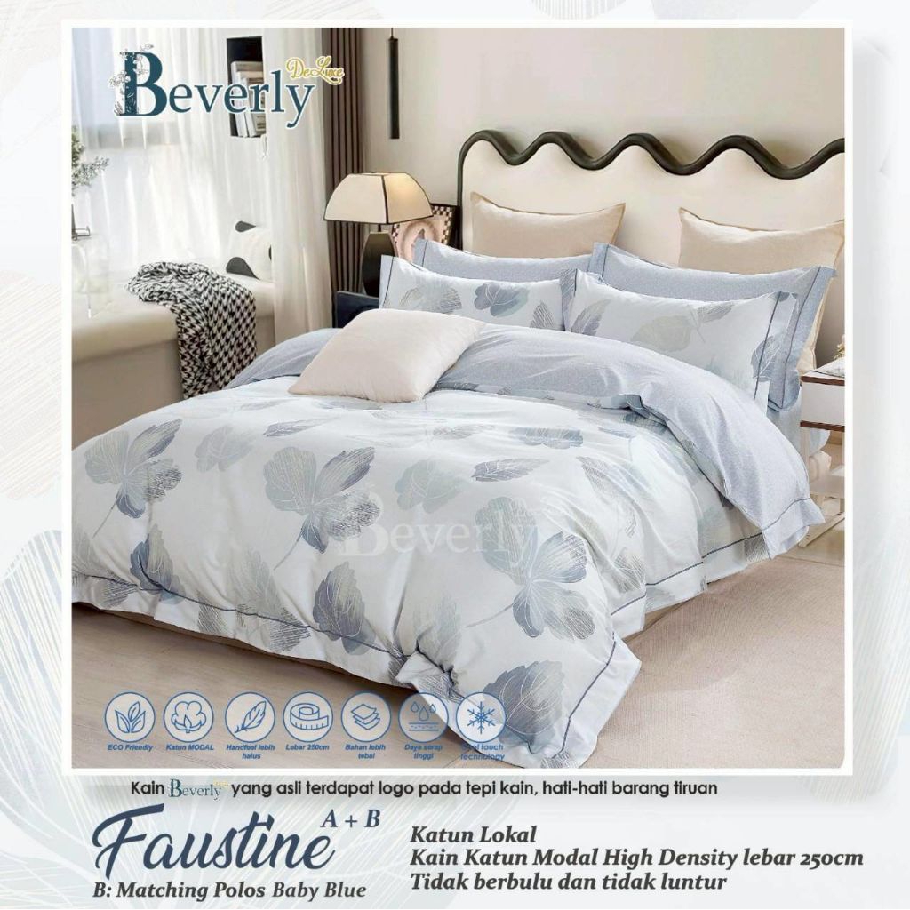sprei daun abu beverly