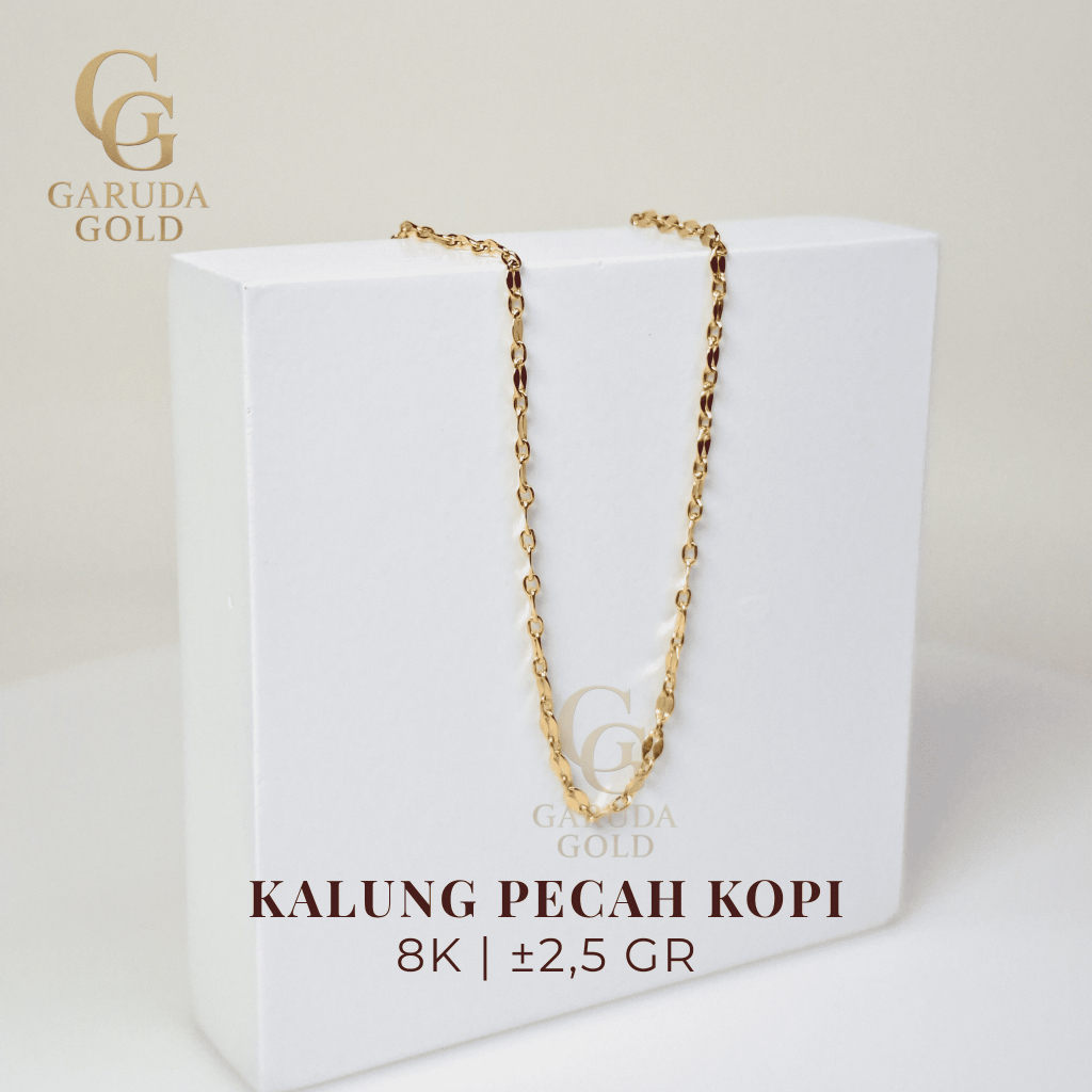 KALUNG PECAH KOPI 8K | KALUNG EMAS 8K | KALUNG 2,5 GR