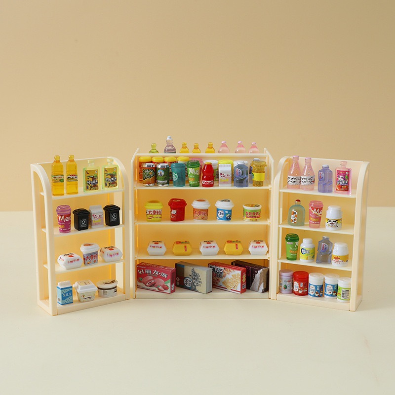 Miniatur Rak Susun | Rak MIniatur | Keranjang Miniatur | Mini Supermarket