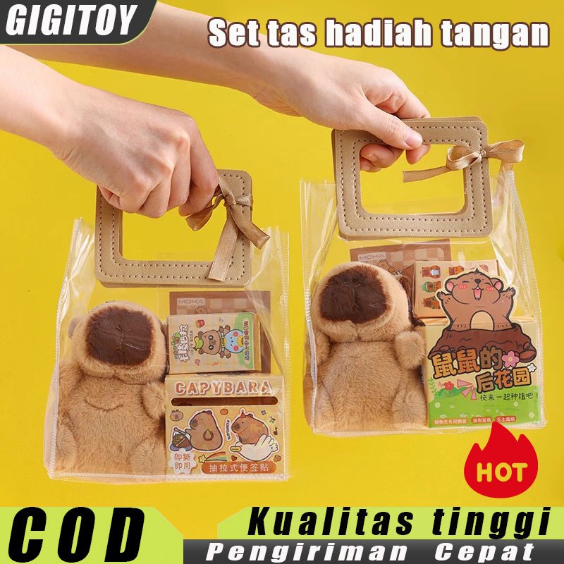 

GIGITOY Kapibala Hadiah Kotak Alat Tulis Set Hadiah Pendamping / Hadiah Ulang Tahun Anak-anak / Hadiah Pendamping / Hadiah Lulus