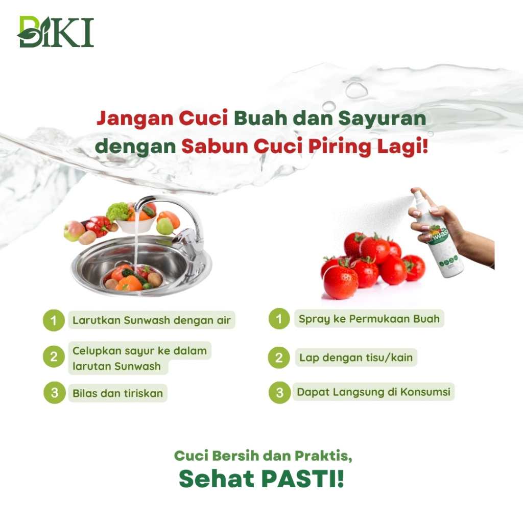 

Ygshop17 Sunwash Pencuci Buah Sayur Food Grade 250 Ml