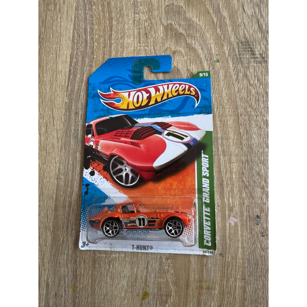 Corvette grand sport reguler treasure hunt hot wheels 2011
