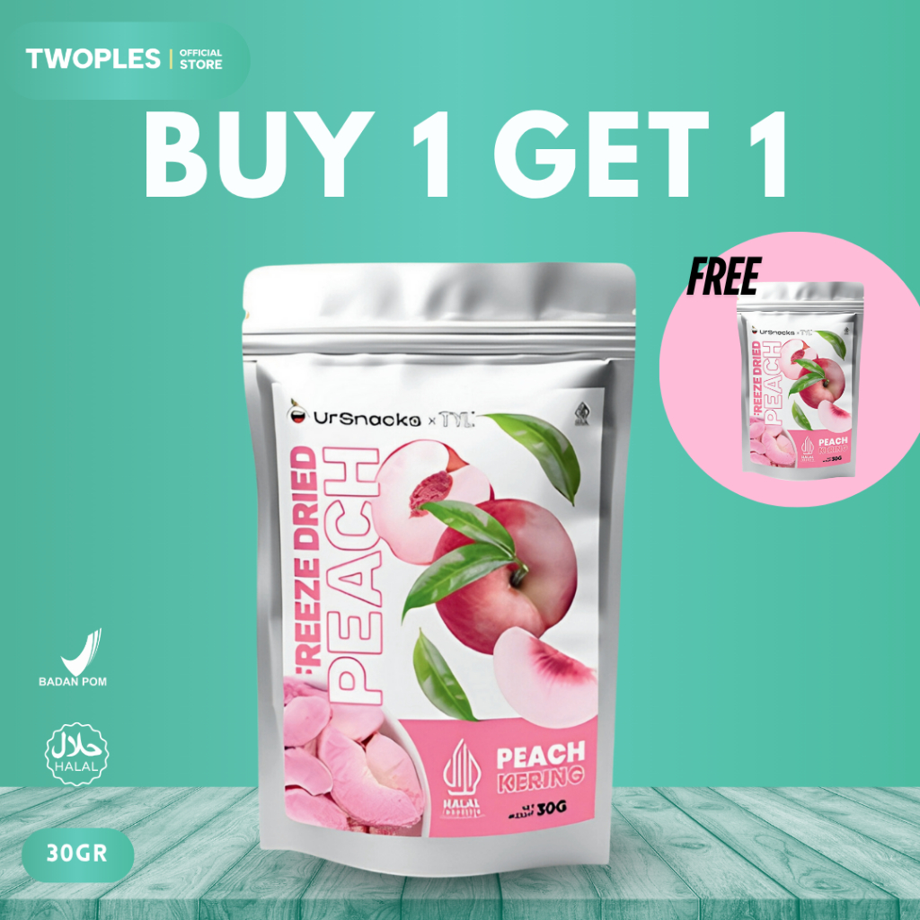 

URSNACKS - PROMO [ BUY 1 GET 1 ] Ursnacks Pure Freeze Dried Peach