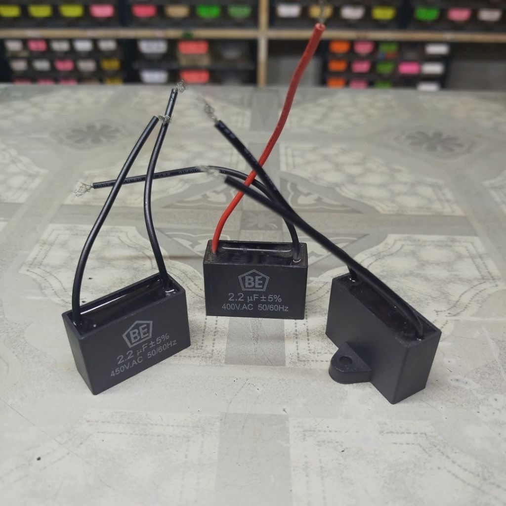 kapasitor 2,2uf-450v AC kapasitor kipas angin kapasitor AC