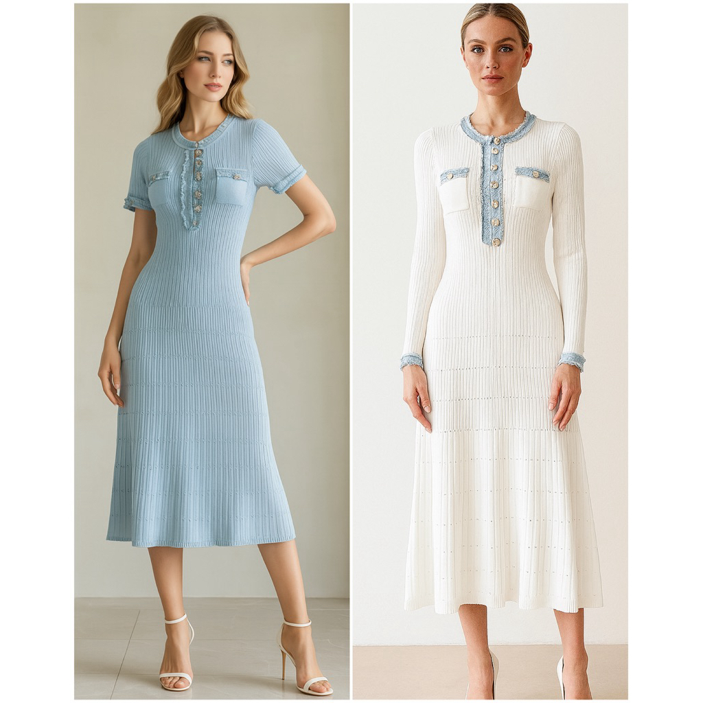 Maxi Dress  Lengan Pendek / Lengan panjang