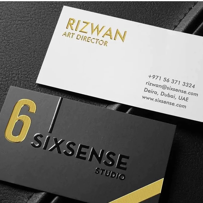 

Cetak Kartu Nama Emboss & Spot UV / Kartu Nama Timbul / Print Kartu Nama Premium