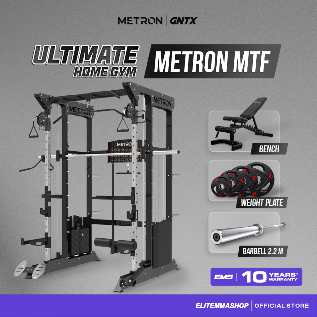 PAKET ULTIMATE HOME GYM MTF, PAKET GYM, POWER RACK