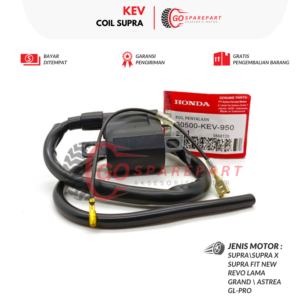 KEV COIL MOTOR HONDA SUPRA X / KUMPARAN MOTOR MOTOR SUPRA FIT NEW / KOIL PENGAMPIAN REVO / SPUL PENG