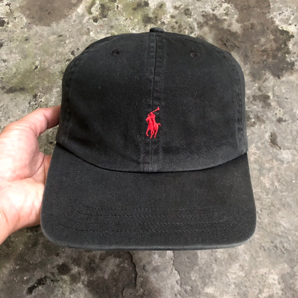 Topi Bekas Second Polo RL Black