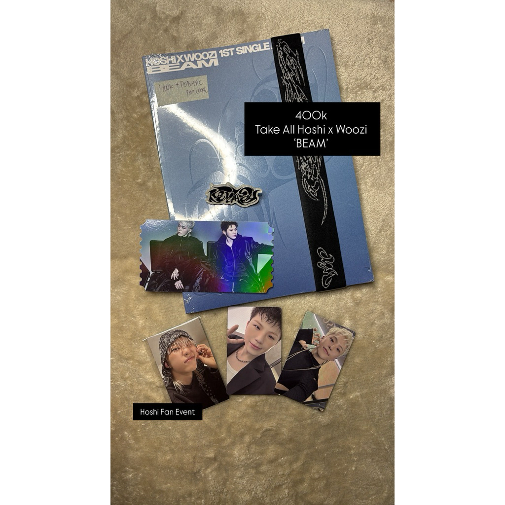 HOSHI x WOOZI ‘BEAM’ eonnieverse.id