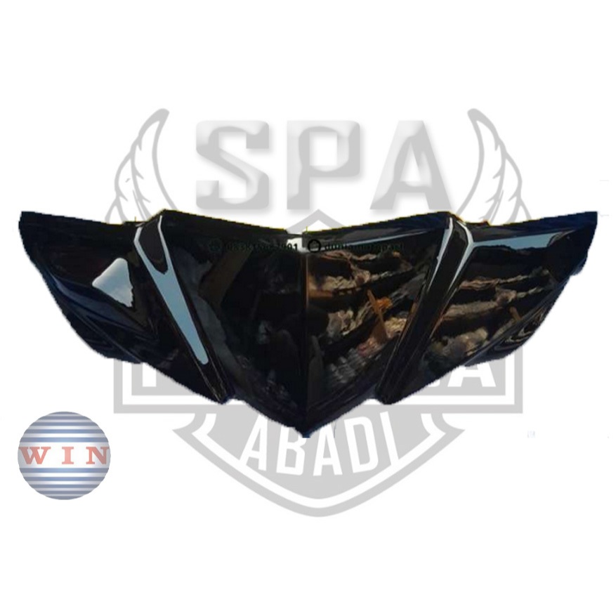 WIN BATOK DEPAN TOTOK DEPAN KAP LAMPU DEPAN MIO SOUL GT (HITAM)