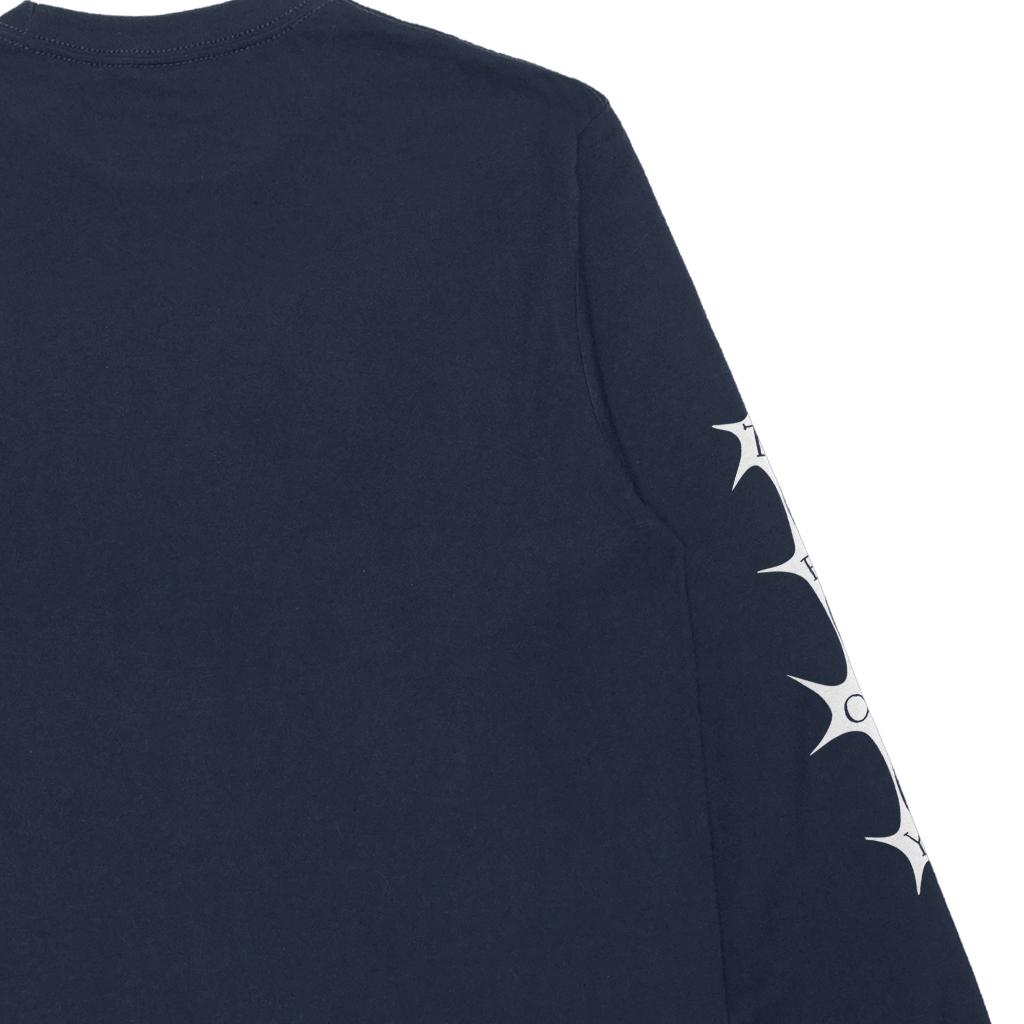 Troy Company Longsleeve Tshirt Navy Satler - Kaos Lengan Panjang Biru Navy LSD 3186