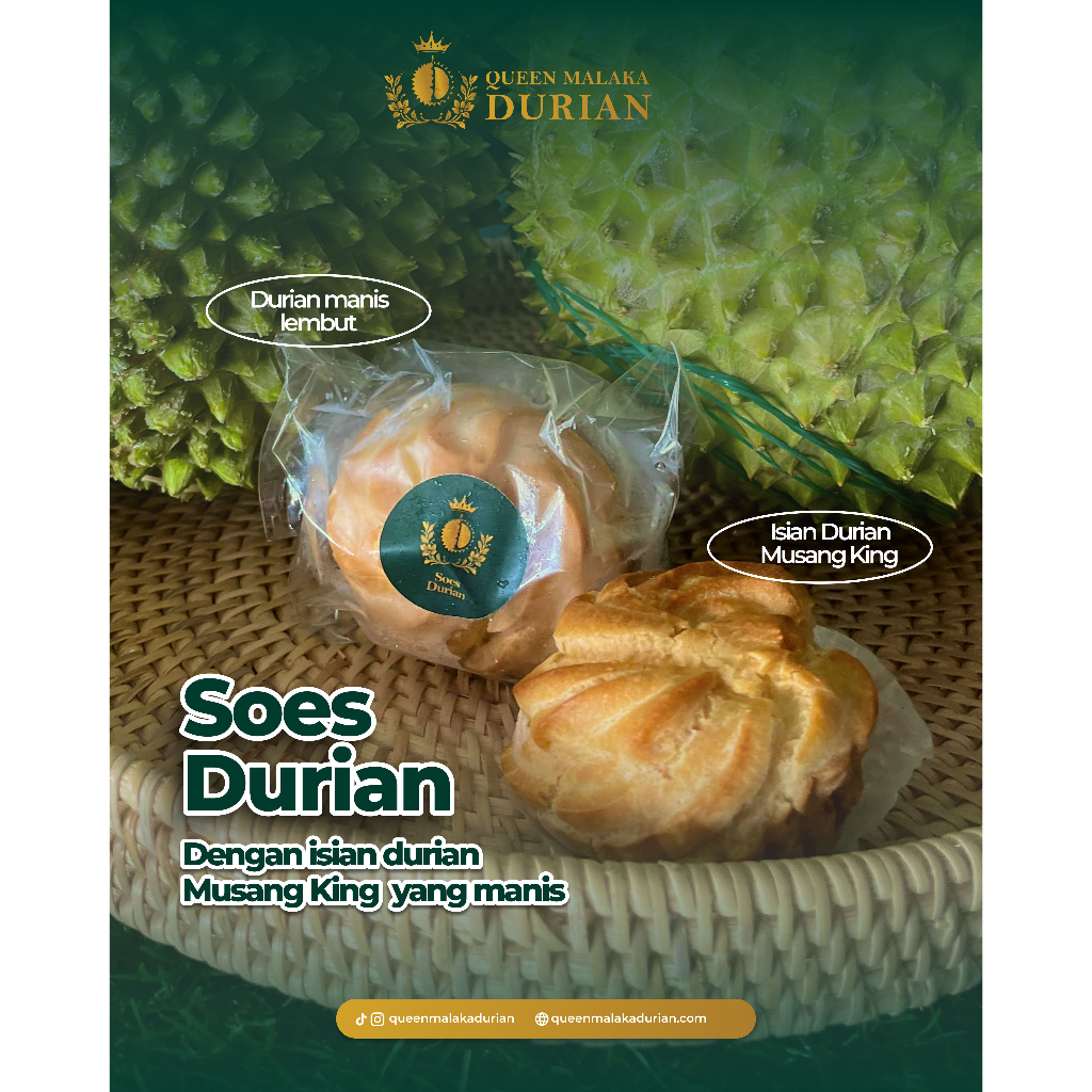 

[PREMIUM] Soes Durian Musang King Asli – Hanya untuk Area Jabodetabek!
