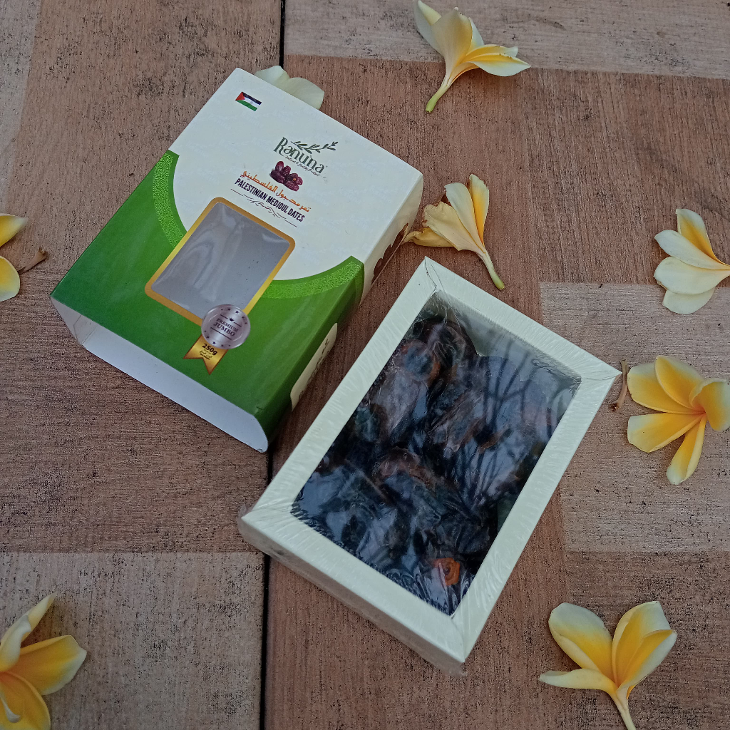 

Kurma Medjoul Palestina Jumbo Grade A Premium Dates Kufiya Ranuna DIY