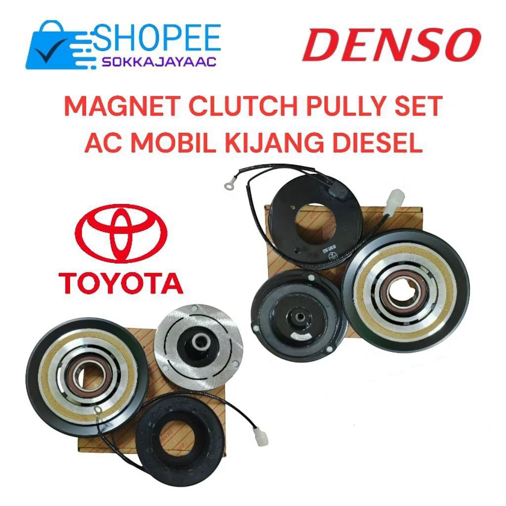 MAGNET CLUTCH PULLY SET AC MOBIL KIJANG DIESEL