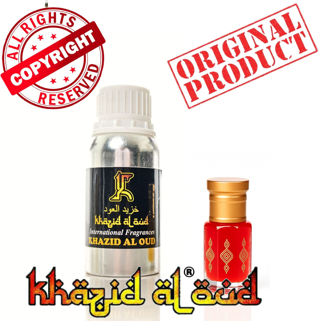 Khazid Al Oud - Minyak Sundul Ahmar Original | Parfum Arab Berkelas | Parfum Arab Ori, Mewah