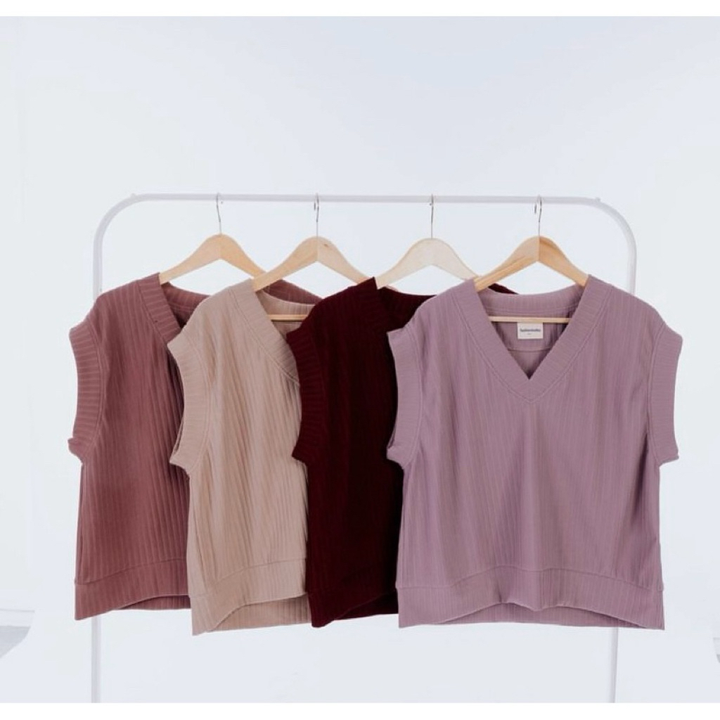 FASHIONTODAY 8WOOD MINITODAY - VEST KNIT PREMIUM LILAC