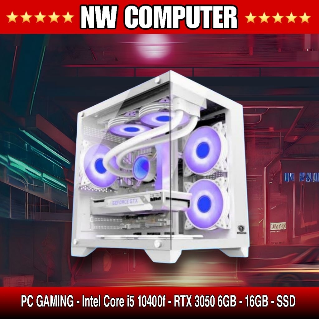 PC Gaming Intel Core i5 10400f | RTX 3050 6GB | 16GB | SSD