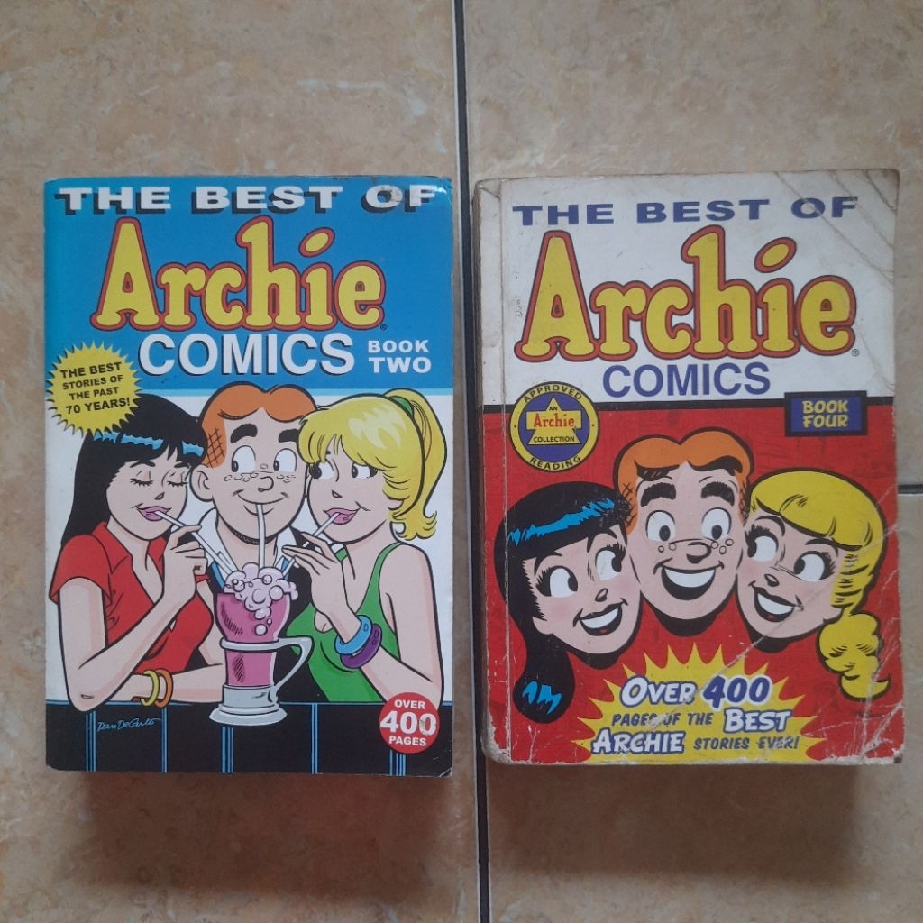 2 Pcs Komik English The Best Of Archie Comics Book Two + Four Minus Baca Keterangan