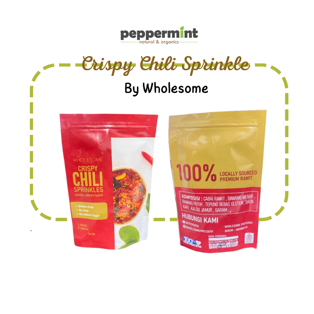 

Crispy Chili Sprinkle - Sambal Krispi Tabur 55gr - Wholesome