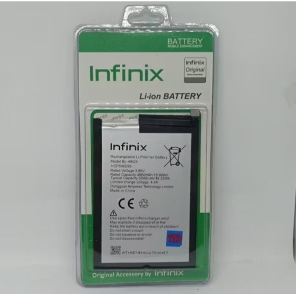 BATERAI BATRE INFINIX HOT 11S / HOT 11S NFC KODE BL-49JX ORIGINAL