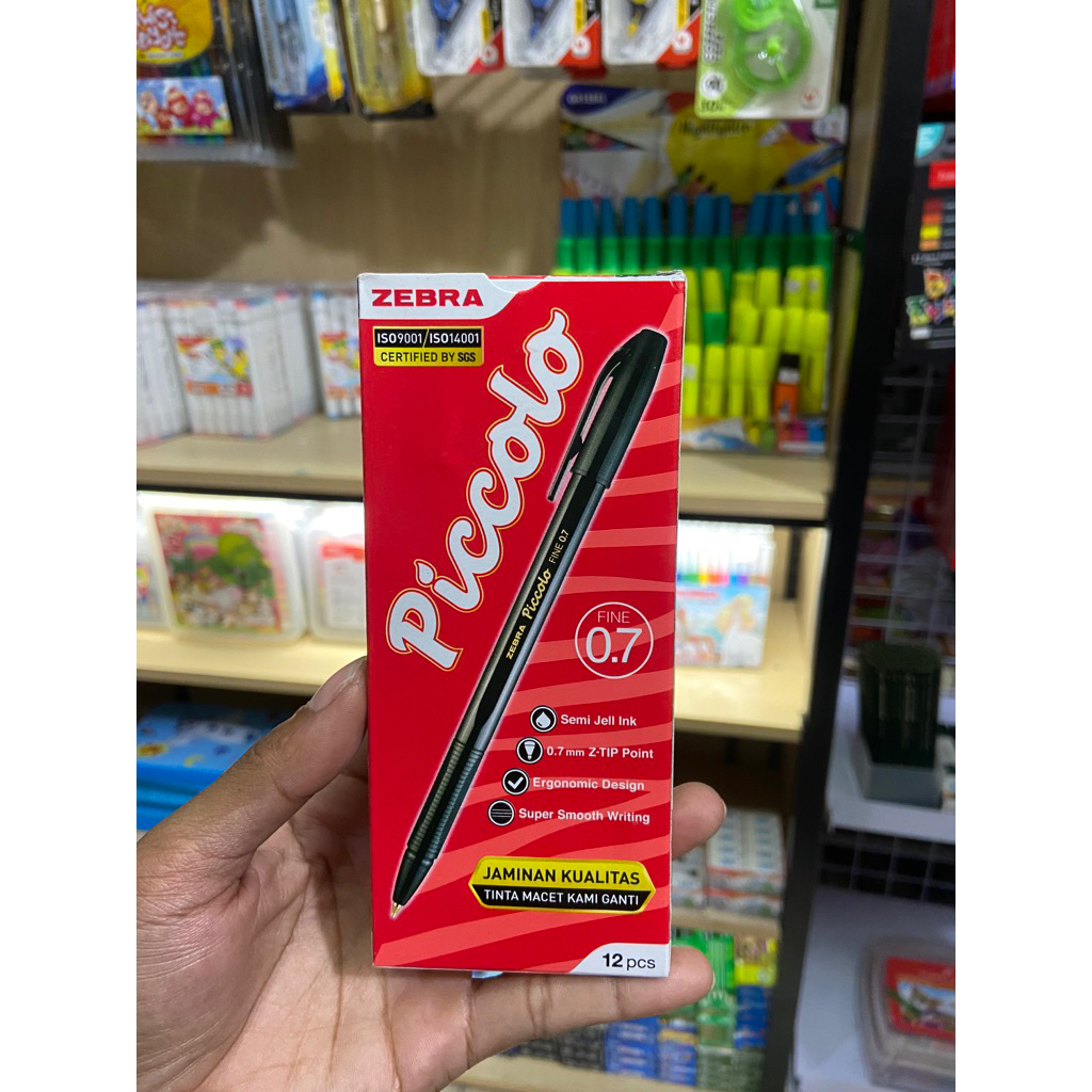 

pena Piccolo Pen 0.7 mm isi 12 pcs