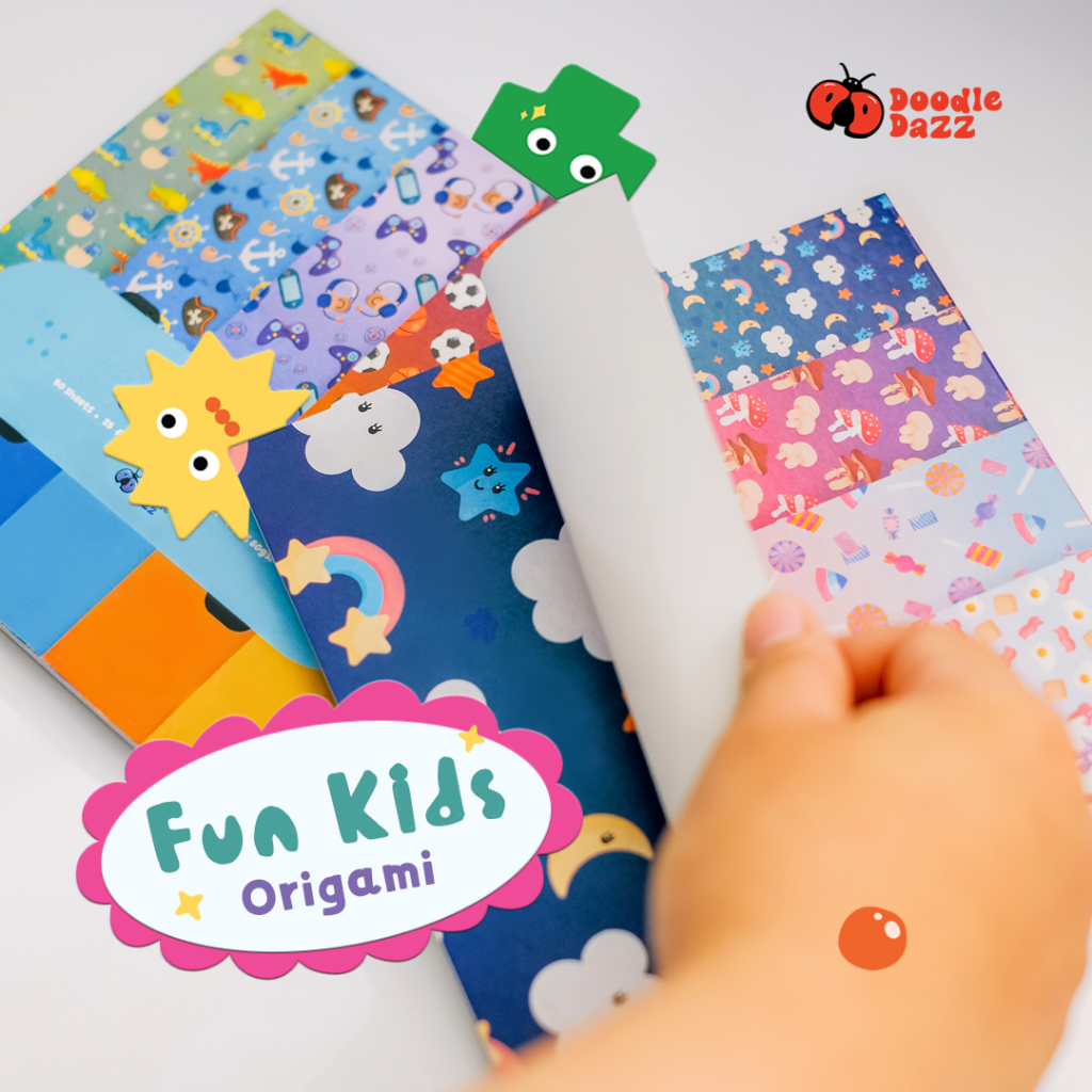 

Doodle Dazz Origami Kids Aventura Anak Anak| Origami Motif Lucu untuk Anak Anak| Origami Kertas