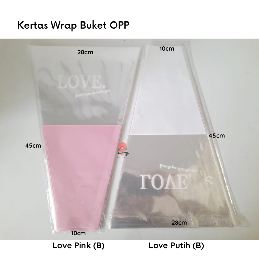 

Kertas Wrap Buket OPP / PLASTIK BUNGA MAWAR 1 TANGKAI/WRAPPING PLASTIK SATUAN SINGLE BOUQUET / PLASTIK BUKET BUNGA
