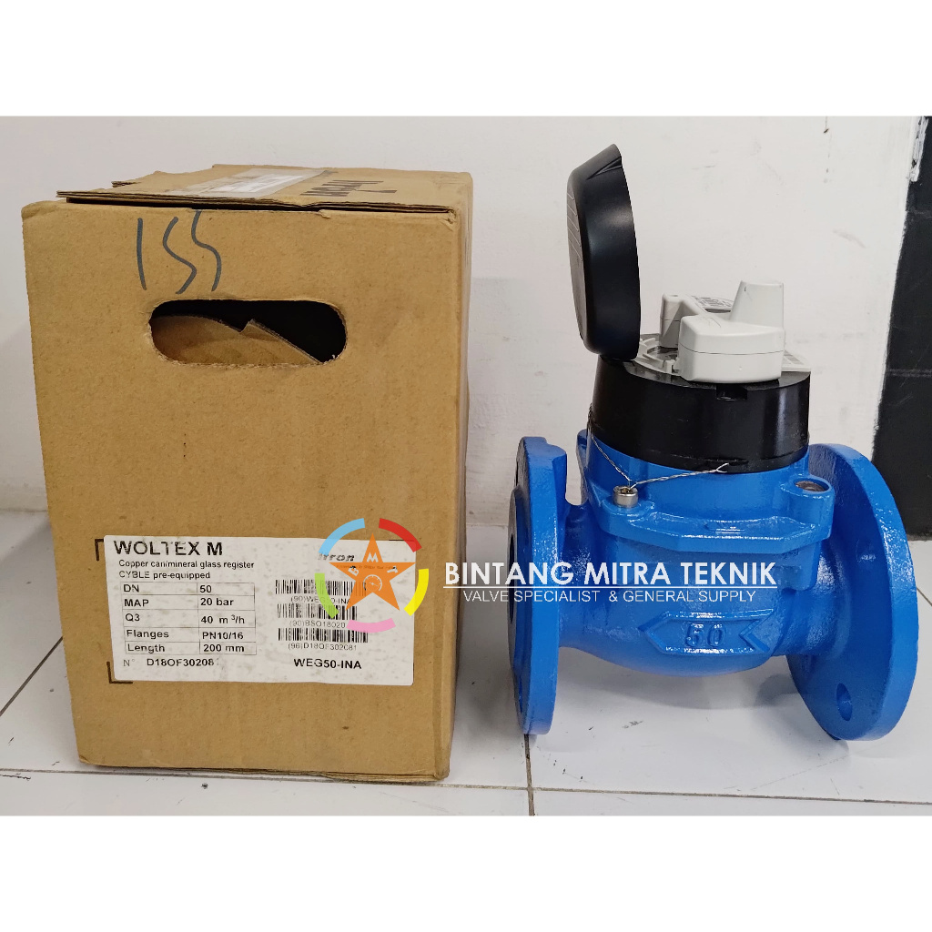 WATER METER ITRON DN50 2" WOLTEX M / METERAN AIR ITRON 2"