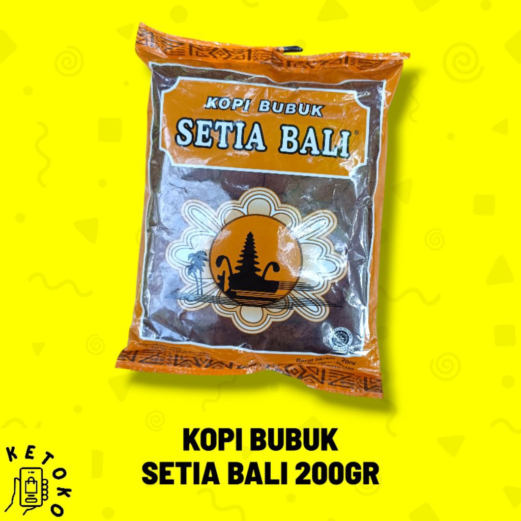 

[KETOKO] Kopi Bubuk Setia Bali 200gr - Kopi Asli Bali Oleh-oleh Khas Bali - Kopi Robusta Bali Halal