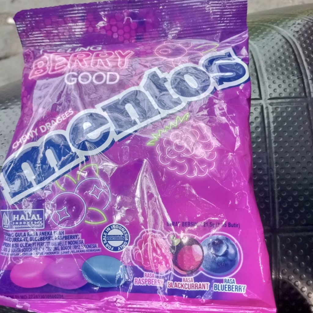 

New Permen Mentos Berry Good Halal