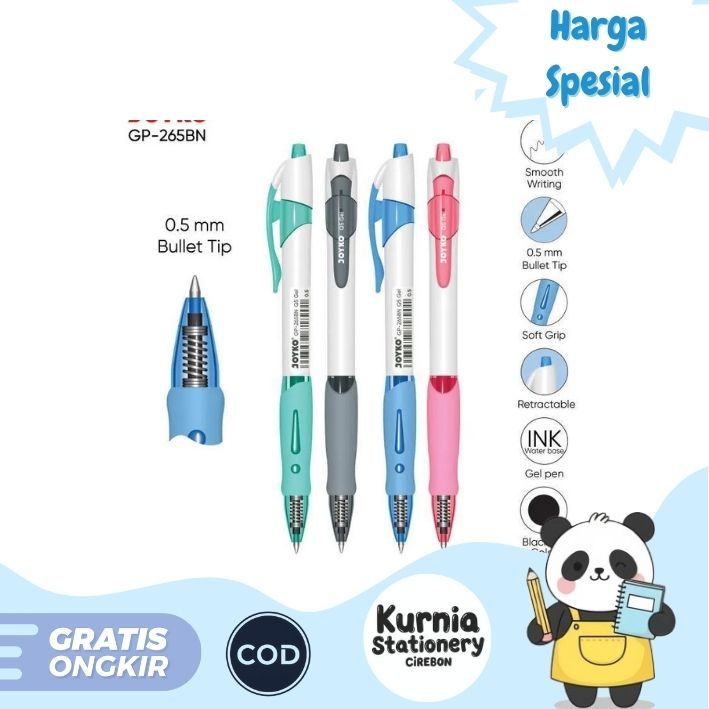

Joyko Gel Pen GP-265BN Q5 Gel 0,5MM (Satuan)