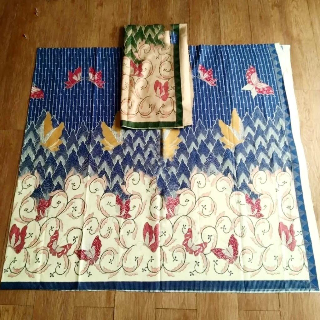 Bahan Kain Batik Katun Halus Premium Motif Burung