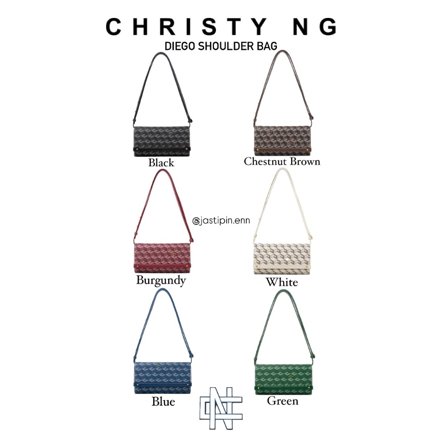 READY STOCK ORIGINAL | DIEGO SHOULDER BAG CHRISTY NG | TAS CHRISTY NG DIEGO SHOULDER BAG NEW ORI
