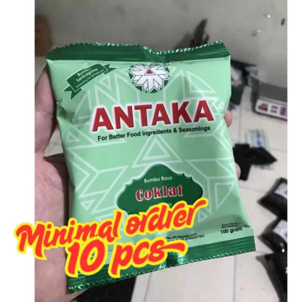 

BUMBU TABUR INSTANT / BUMBU MASAK / BUMBU MASAKAN / BUMBU TABUR RASA COKLAT SERBA GUNA ANTAKA 100 GR (minimal 10 pcs)