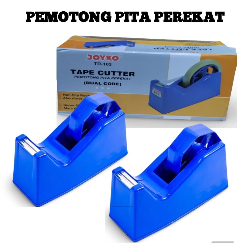 

pemotong pita perekat (dual core) TAPE CUTTER JOYKO TD-103