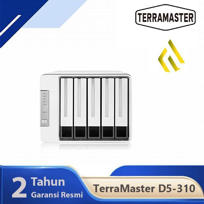 TerraMaster D5-310 5 Bay USB3.2 Gen2 10Gbps External Hard Disk Enclosure