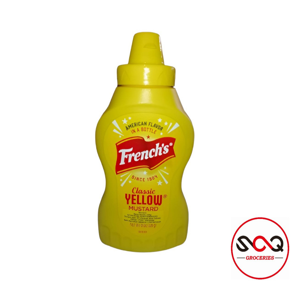 

Frenchs Classic Yellow Mustard Squeeze 8 Oz / 226 Gr