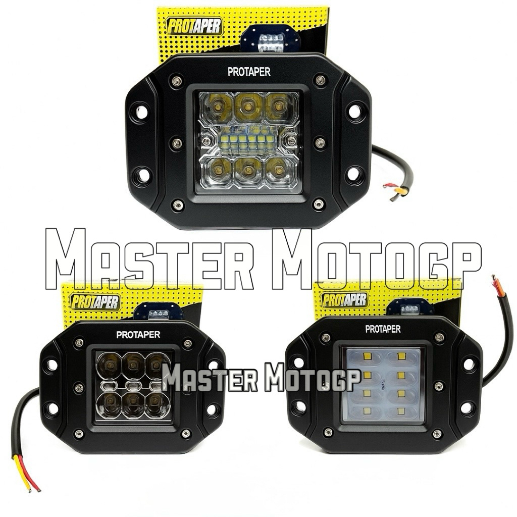lampu sorot PROTAPER lampu tembak LED PROTAPER volt power DC 12 -80V/12W Trail KLX CRF BF KTM