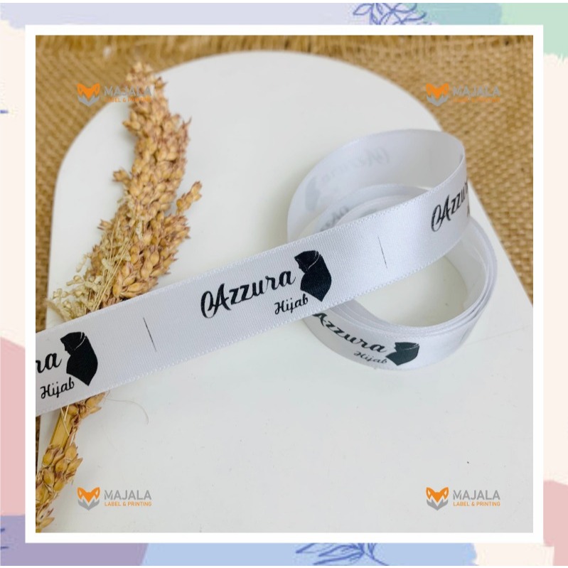 

(500pcs)label satin/satin putih/label baju/label hijab/label murah