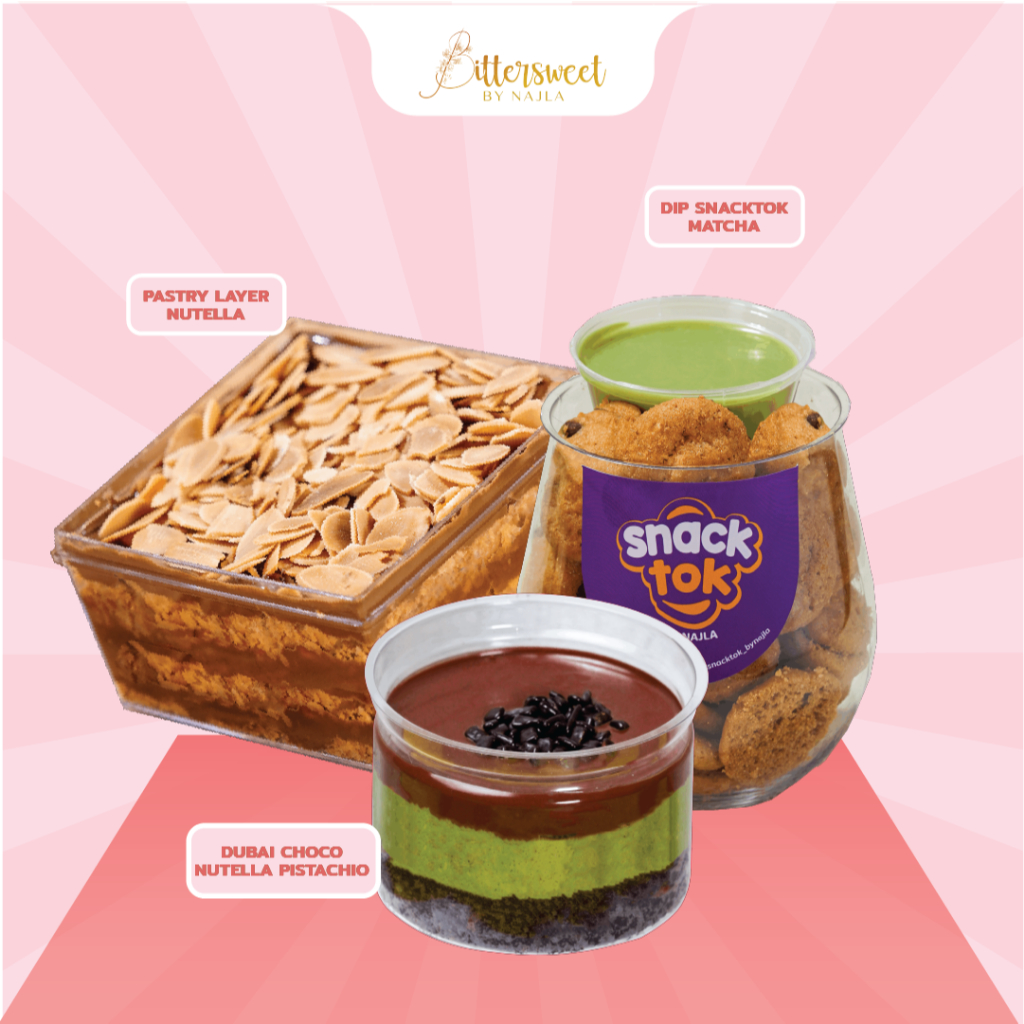 

Nutella Layer + DIP Snacktok Matcha + Dubai Choco Nutella [ Best Price ]