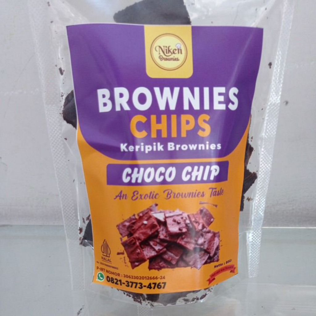 

Niken Brownies Chips - Keripik Brownies
