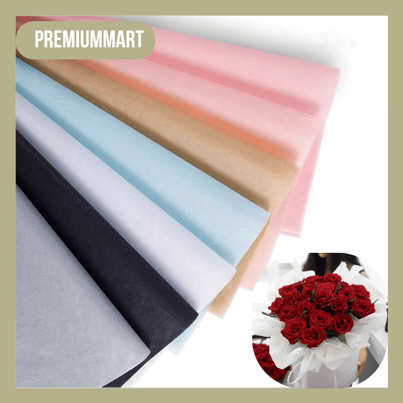 

20 LEMBAR Flower Wrapping Paper Kertas Buket Bunga Bouquet Florist Pembungkus Bunga KB041
