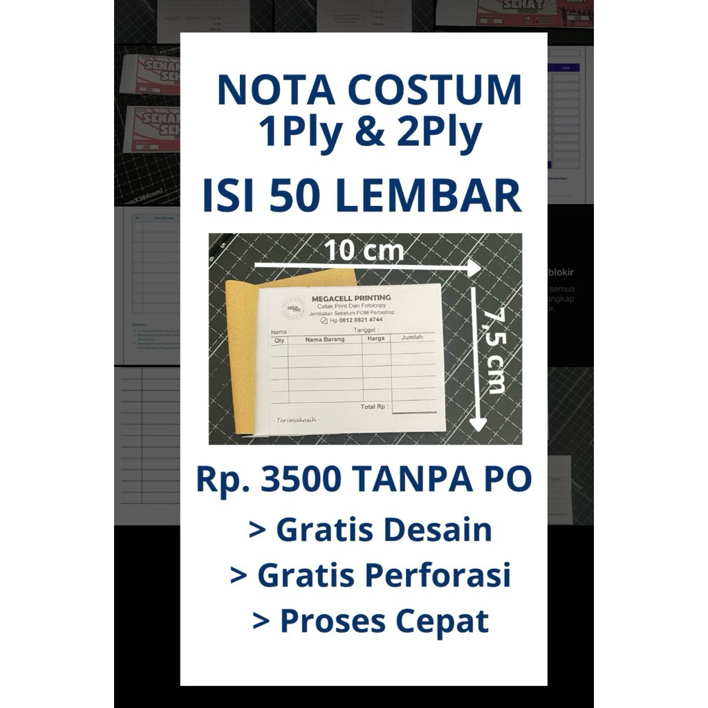 

Nota Costum 1/8 1Aply & 2Aply