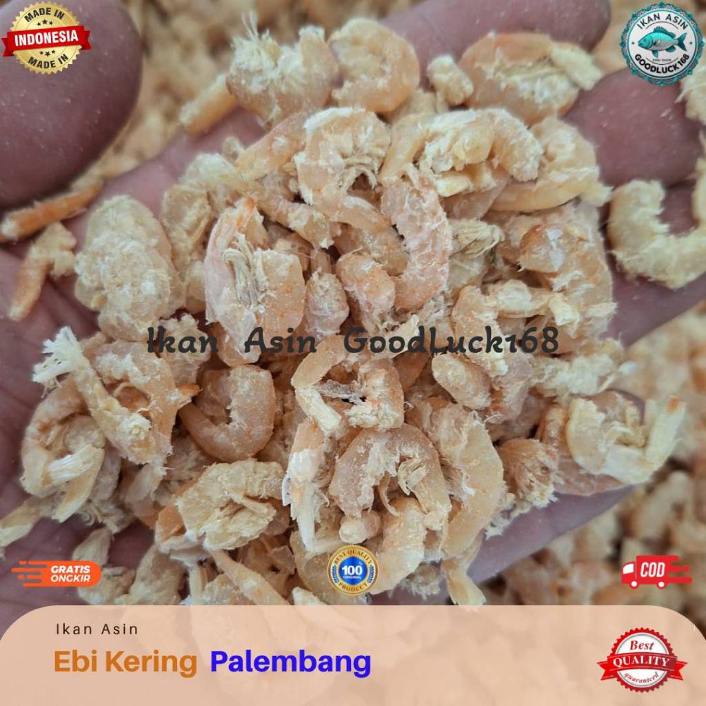 

Ebi Kering / Daging Udang Kering Asli Palembang 250gram, 500gram