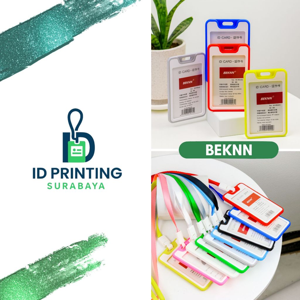 

Wadah ID Card Aesthetic Card Holder + Tali Lanyard satu set BEKNN