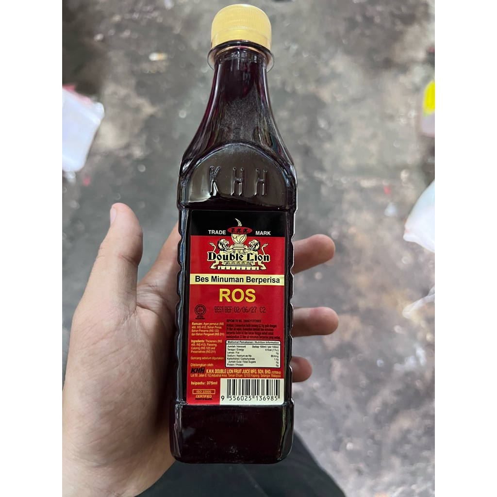 

Double Lion Sirup Ros 375ml